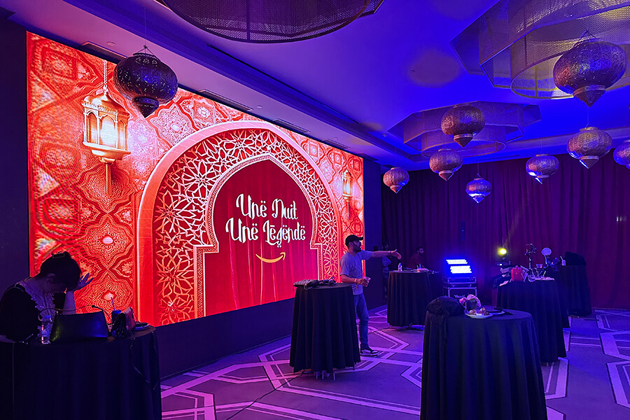 location écran led au Maroc