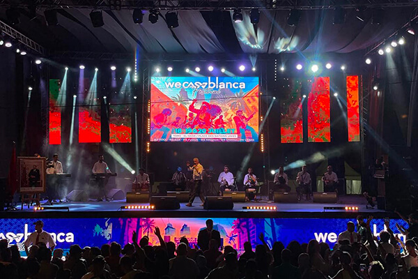 Écran LED géant pour concert ou festival