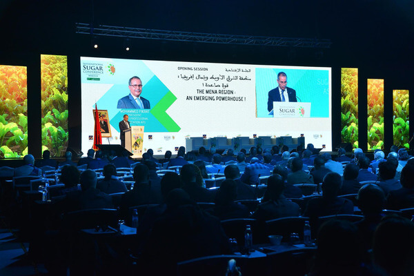 Mur LED géant lors d'une conférence